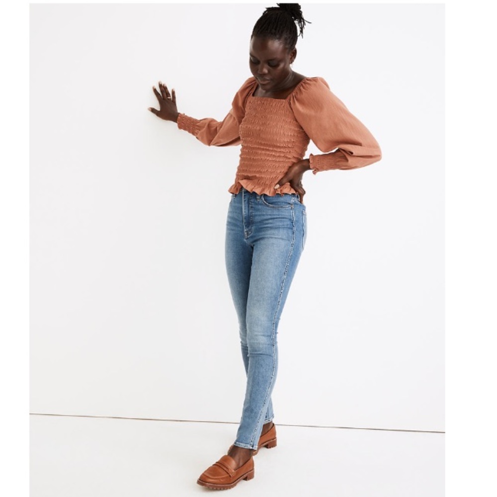 Madewell Curvy Roadtripper Authentic Skinny Jeans in Vinton Wash 29
